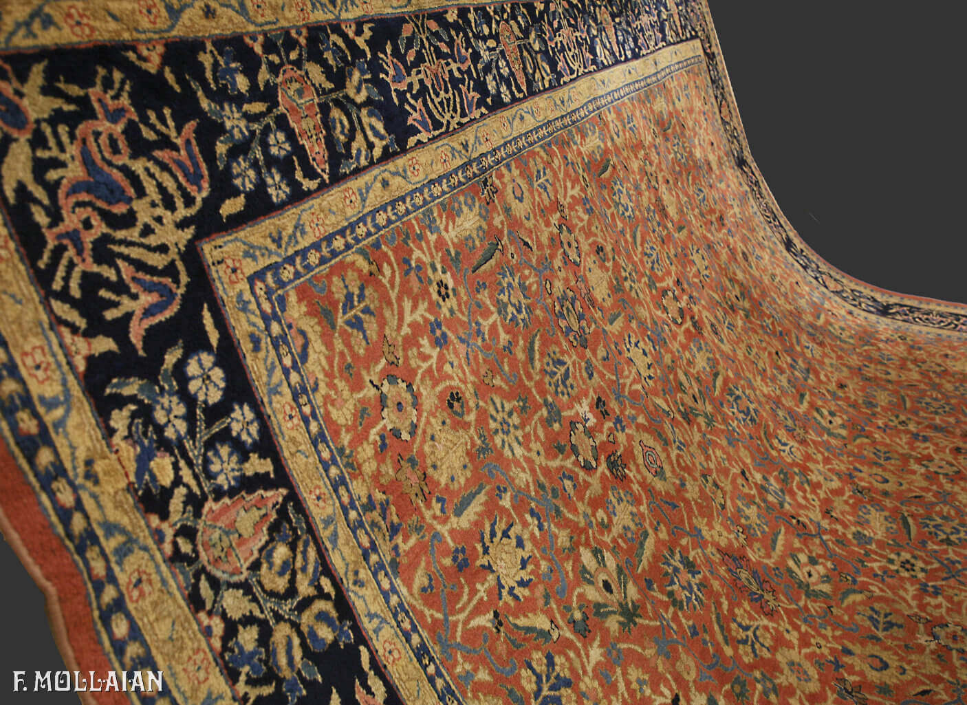 Antique Persian Tabriz Carpet n°:85607770